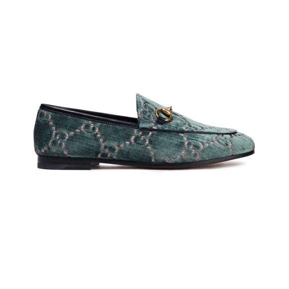 Gucci Horsebit-detailed embroidered velvet loafers - Picture 2 of 9